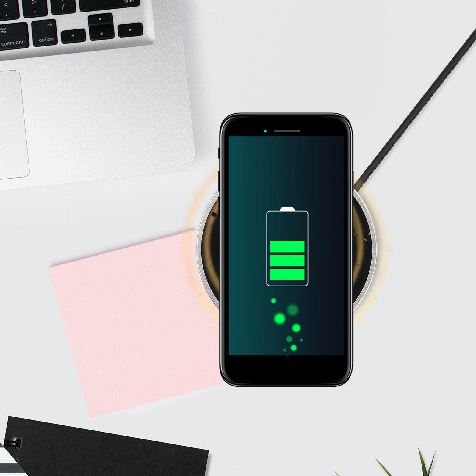 Office Furniture Plus - Беспроводная зарядная панель черного цвета для